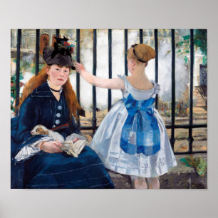 Poster A ferrovia, Edouard Manet