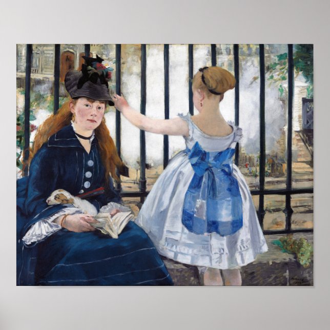 Poster A ferrovia, Edouard Manet (Frente)