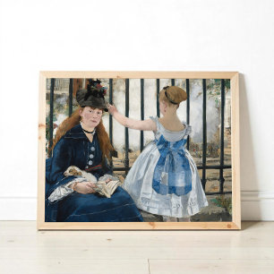 Poster A Ferrovia por Eduard Manet, Arte