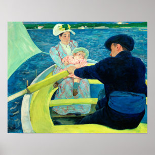 Poster A Festa Barco de Mary Cassatt