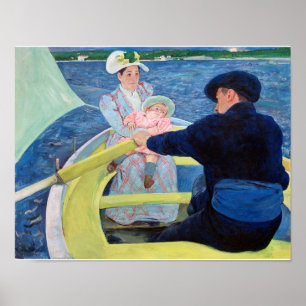 Poster A Festa do Barco, Mary Cassatt