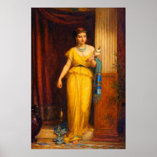 Poster A fiandeira por John William Waterhouse