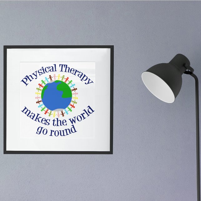 Poster A Fisioterapia Faz o Mundo Girar (Criador carregado)