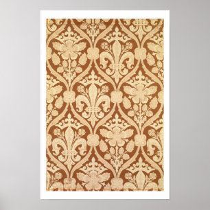 Poster A "flor de lis", papel de parede da reprodução