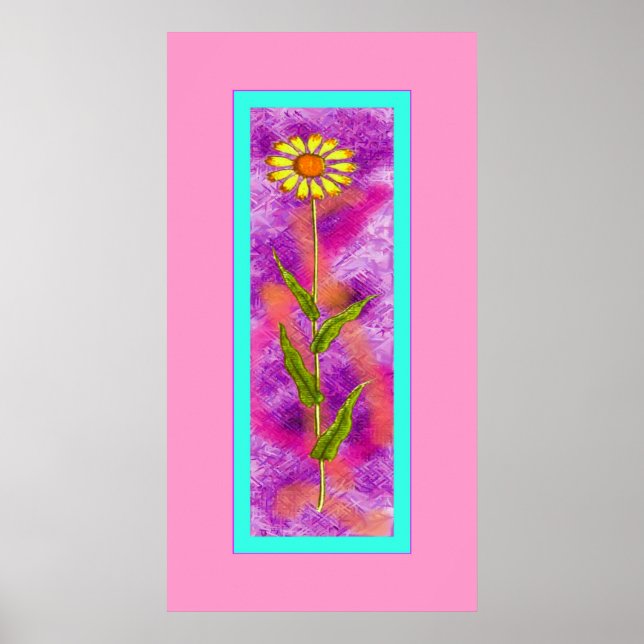 Poster A flor feliz (Frente)
