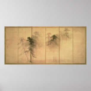 Poster A floresta dos pinhos