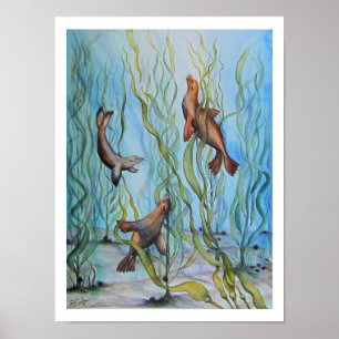 Poster A Floresta Kelp