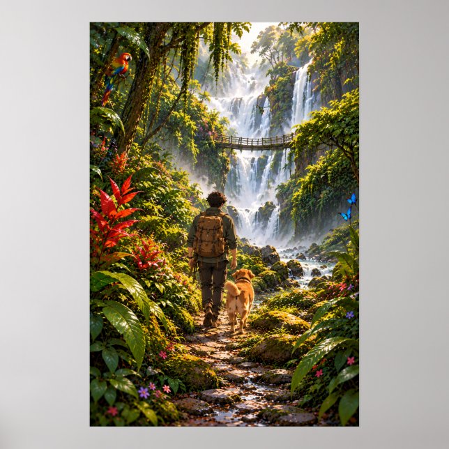 Poster A Floresta Tropical The Wanderer (Frente)