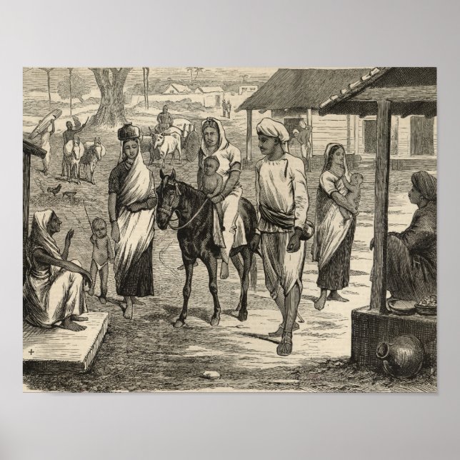 Pôster A Fome Indiana (Frente)