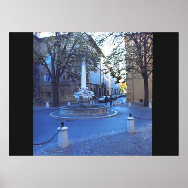 Pôster A fonte dos três golfinhos (Frente)