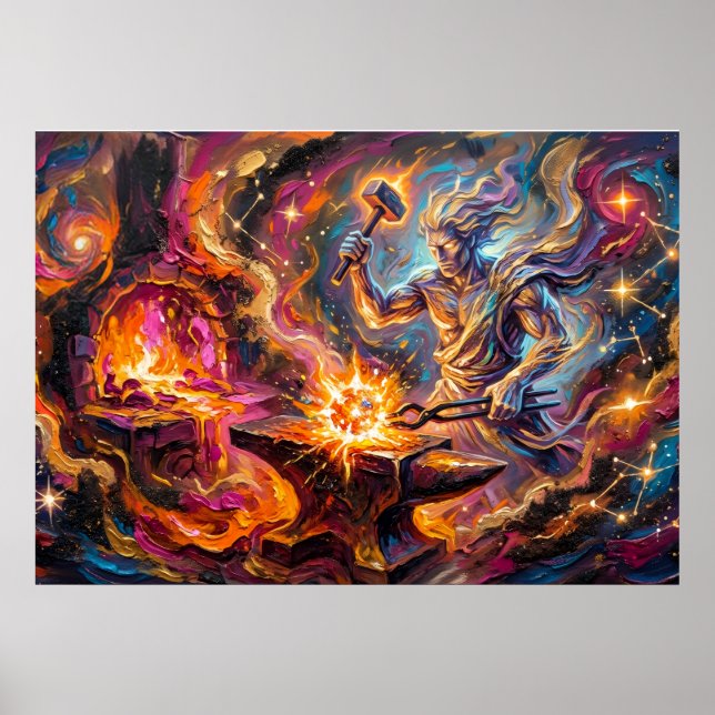 Poster A Fornalha da Arte Espiritual de Parede da Alma (Frente)