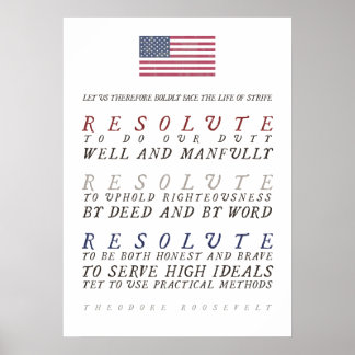 Poster A Forte Vida de Theodore Roosevelt