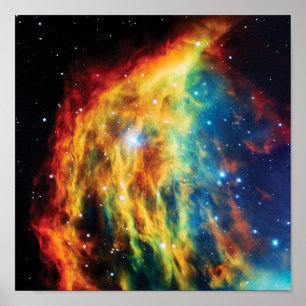 Pôster A Foto do Espaço Exterior da Nebulosa Medusa Hubbl