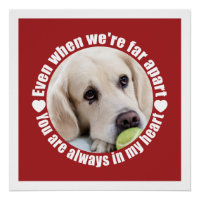 A FOTO, poster personalizado com amor distante