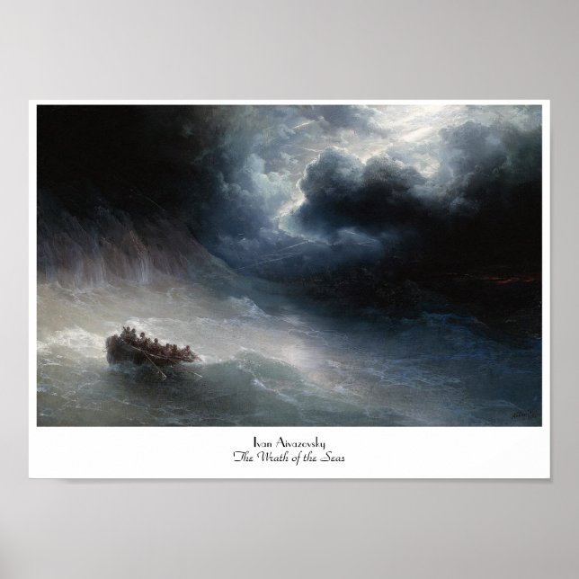 Poster A Frath do mar Ivan Aivazovsky (Frente)