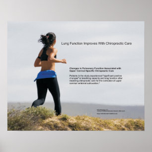Poster A função pulmonar melhora com cuidado da