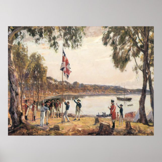 Poster A Fundação da Austrália, (Frente)