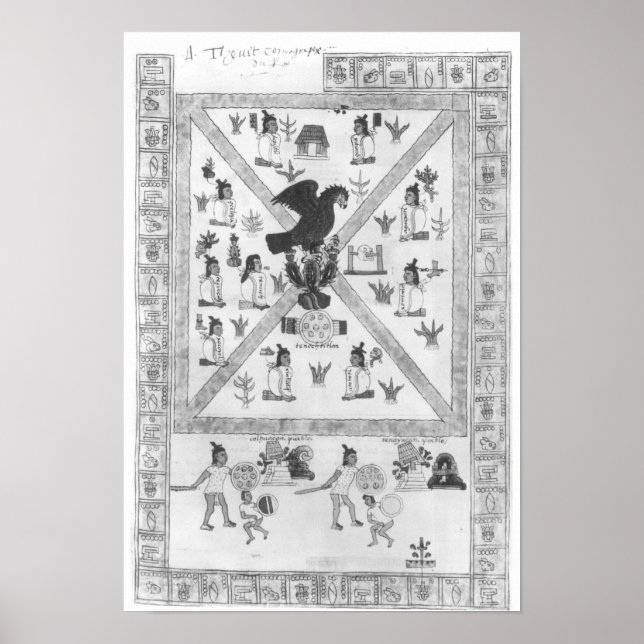 Pôster A Fundação de Tenochtitlan (Frente)