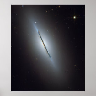 Poster A galáxia NGC 5866 102 mais messier do eixo