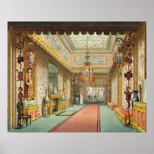 Poster A galeria chinesa, 'das vistas do Pavi real