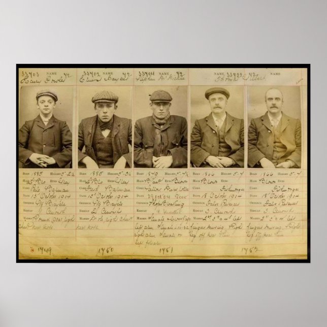 Poster A gangue chamou os Cegos de Peaky que operavam (Frente)