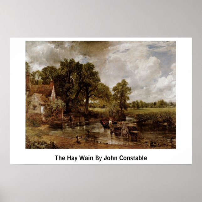 Poster A Ganha De Hay De John Constable (Frente)