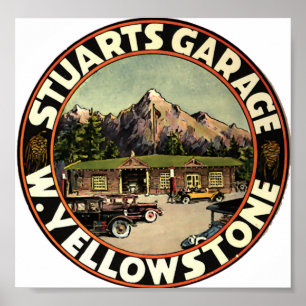 Pôster A garagem Yellowstone de Stuart