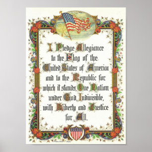 Poster A garantia da fidelidade dos Estados Unidos