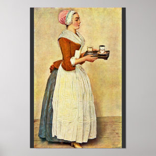 Pôster A Garota De Chocolate (Miss Baldauf), De Liotard J