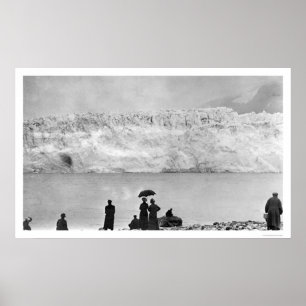 Pôster A geleira Alaska 1908 da criança