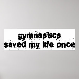 Poster A ginástica salvar minha vida uma vez