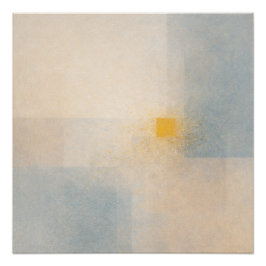 Pôster A Grain of Sand Returned Soft Gold Abstract