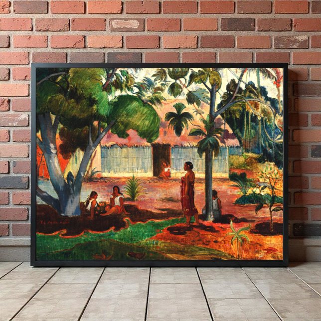 Poster A grande árvore (1891) de Paul Gauguin (Criador carregado)