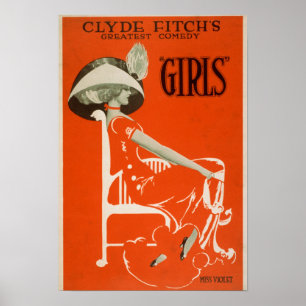 Poster A grande comédia de Clyde Fitch, teatro 2 das