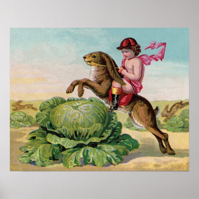 Poster A Grande Corrida de Obstáculos do Canteiro de Couv (Frente)