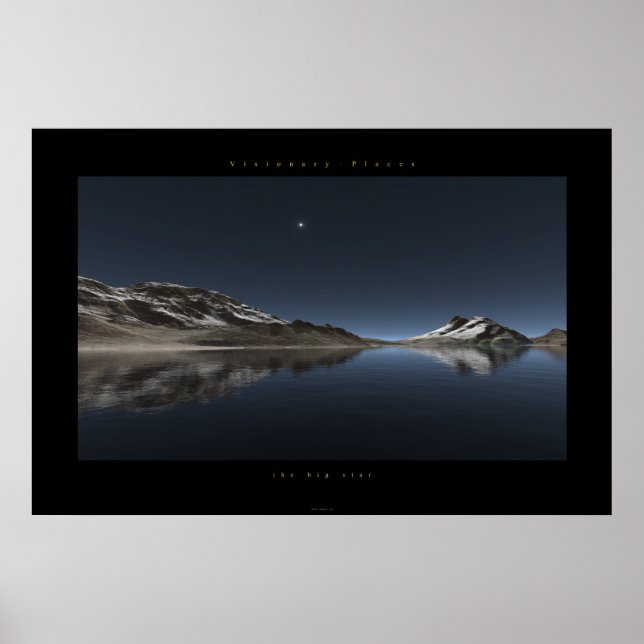 Poster a grande estrela (Frente)