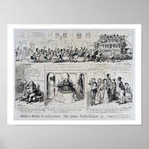 Pôster A grande exposição de Mayhew de 1851:
