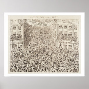 Pôster A grande exposição de Mayhew de 1851: Londres em