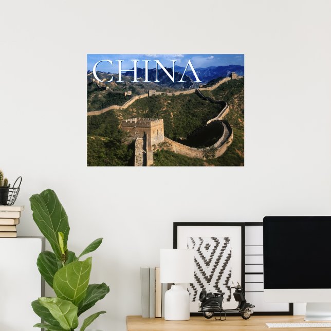 Poster A Grande Muralha | Jinshanling, China (Escritório em casa)
