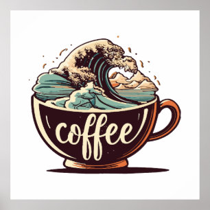 Poster A Grande Onda De Café