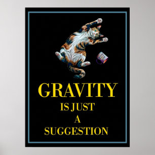 POSTER A GRAVIDADE É APENAS UMA SUGESTÃO