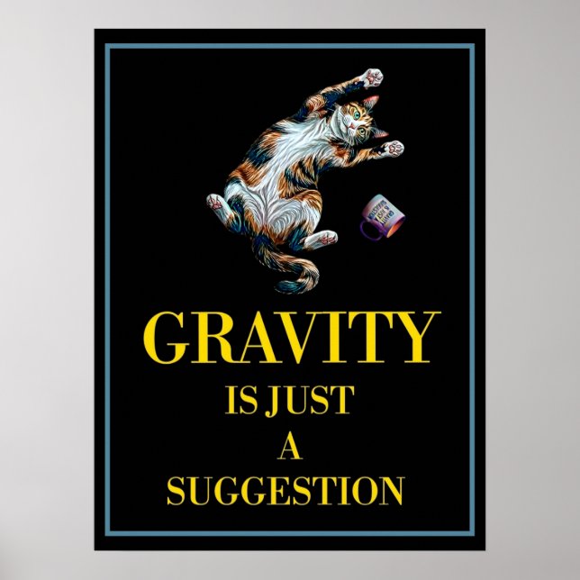 POSTER A GRAVIDADE É APENAS UMA SUGESTÃO (Frente)