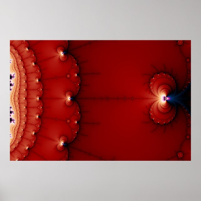 Pôster A Gravidade Wells Fractal (Frente)