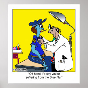 Pôster A gripe azul