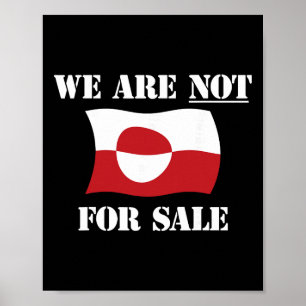 Poster A Gronelândia Não Está À Venda - Faça a América Ir