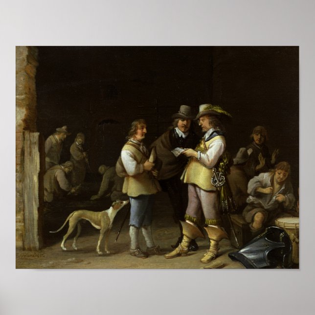 Poster A Guardroom Interior (Frente)