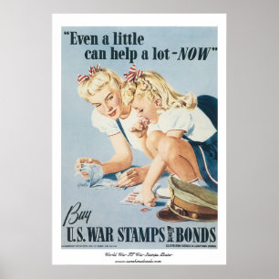 Poster A guerra da segunda guerra mundial carimba o