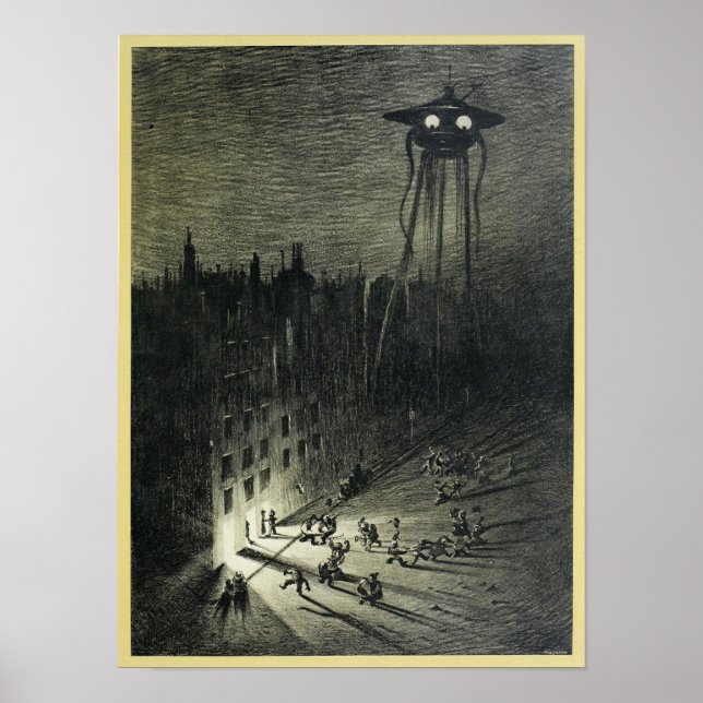 Poster A Guerra dos Mundos (1906) (Frente)