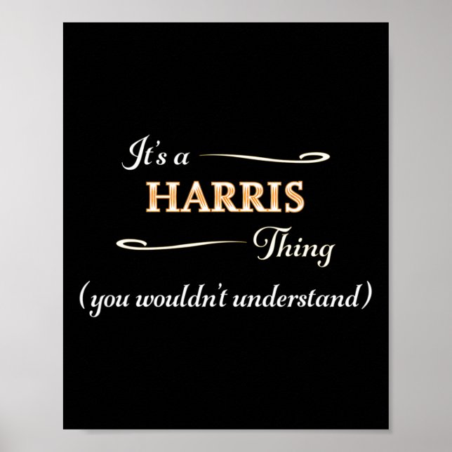 Poster A Harris Thing Kamala Harris 2024 Anti-Tr (Frente)
