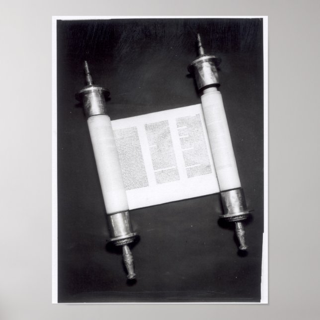 Poster A Hebrew Scroll (Frente)